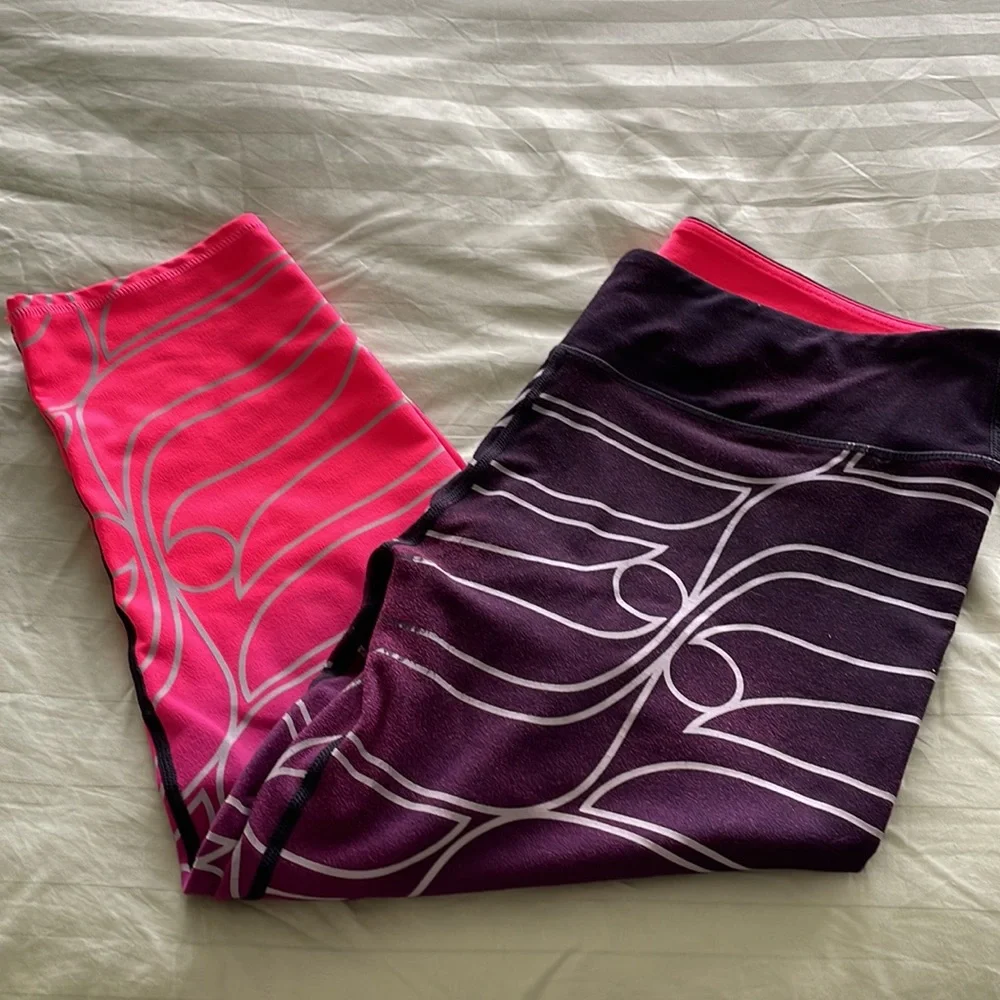 Fabletics Cropped Ombré Leggings - Picture 2 of 6